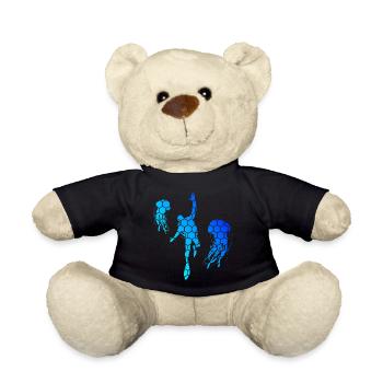 Scuba Tauchen Scuba Diver Free Dive Scuba Taucher - Teddy - Schwarz - Vorne