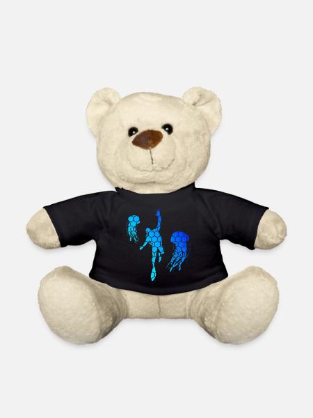 Scuba Tauchen Scuba Diver Free Dive Scuba Taucher - Teddy - Schwarz