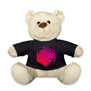 Kitesurf Kitesurfing Kitesurfer Men Kitesurfing - Teddy Bear - black - Front
