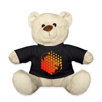 Kitesurfing Kite Kite Women Kitesurfing Kitesurfer - Teddy Bear - black - Front