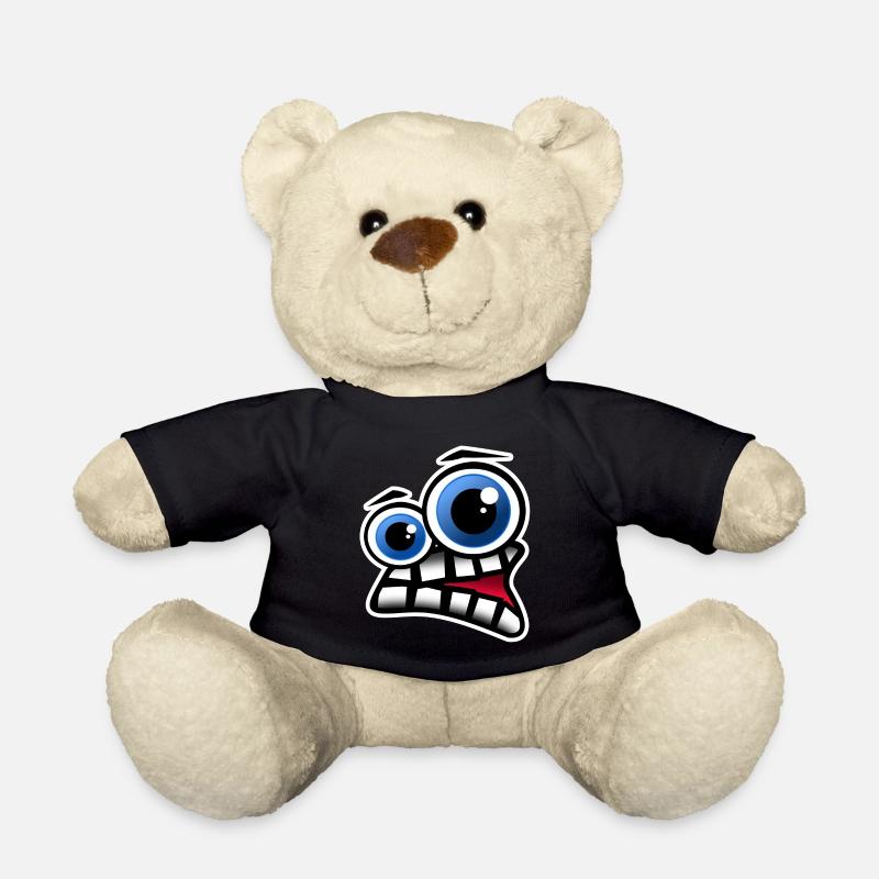 Face Comic - Teddy Bear - black