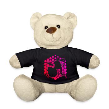 Drummer Batterie Femme Batterie Homme - Nounours - noir - Devant