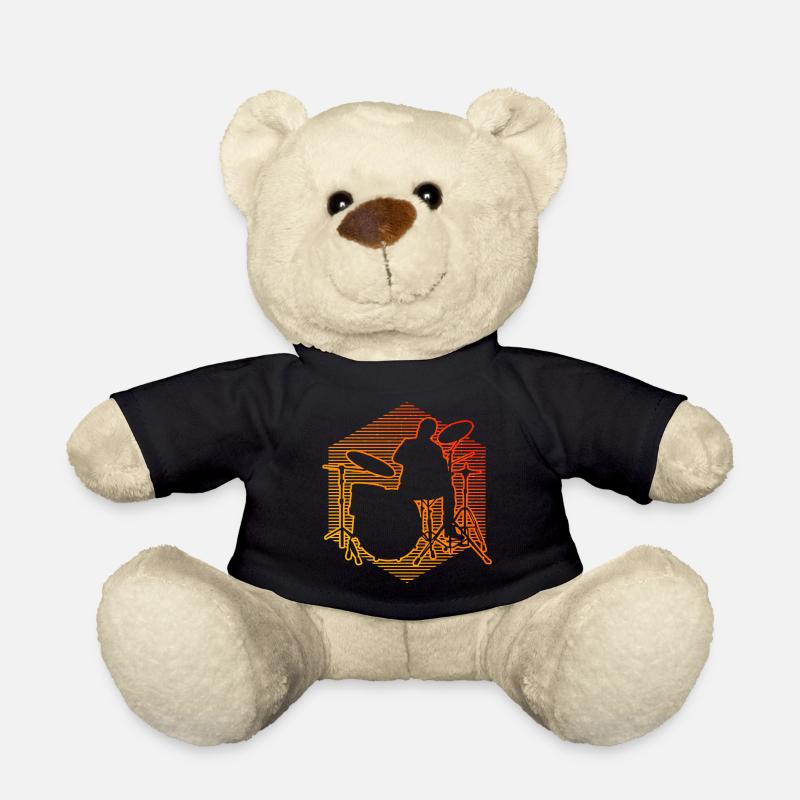 Batterie Batteur Kit Batterie Dames - Nounours - noir