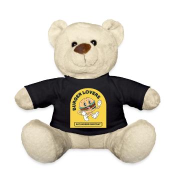 Burger Lovers Design - Teddy - Schwarz - Vorne
