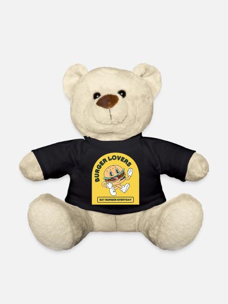 Burger Lovers Design - Nounours - noir