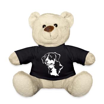 Tête de chien de montagne Entlebucher « Black Edition » - Nounours - noir - Devant