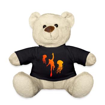 Scuba Taucher Diving Scuba Tauchen Tauchen - Teddy - Schwarz - Vorne