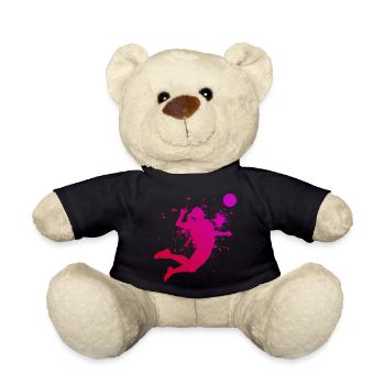 Volleyball masculin volleyball volley - Nounours - noir - Devant
