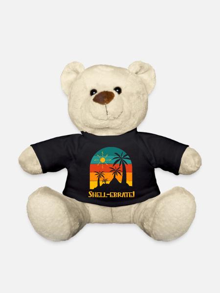 Shellebrate Beach Reunion Ocean Birthday Summer - Teddy - Schwarz