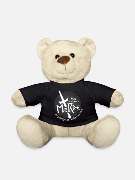 Moi je réponds merde, ça colle avec tout ! humour - Nounours - noir