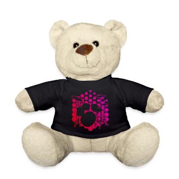 Batterie Percussionniste Batteur Hommes - Nounours - noir - Devant