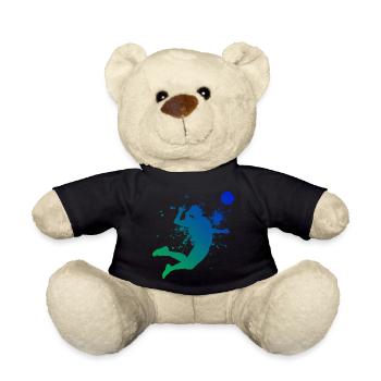 Women's Volleyball Volleyball Volleyball Game - Teddy Bear - black - Front