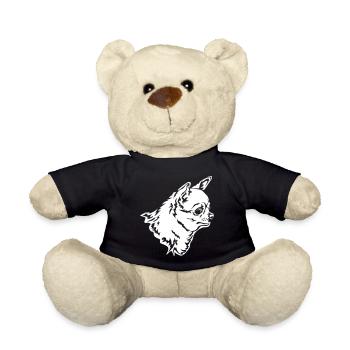 Chihuahua Head « Black Edition » - Nounours - noir - Devant