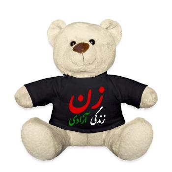 Women life freedom - Nounours - noir - Devant