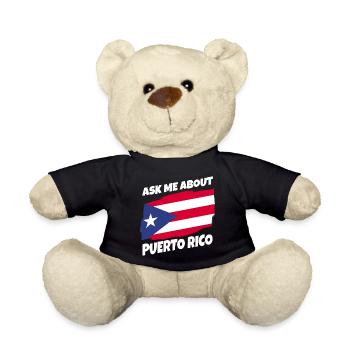 Puerto Ricans - Teddy Bear - black - Front