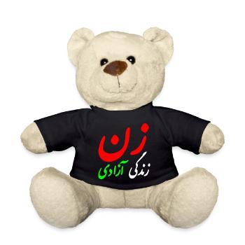 Women life freedom - Nounours - noir - Devant