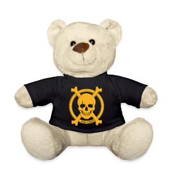 Crâne de pirate - Nounours - noir - Devant
