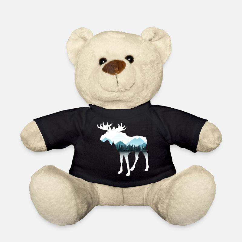 Elch - Teddy - Schwarz