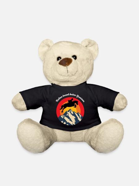 Reiten kennt keine Grenzen - Teddy - Schwarz