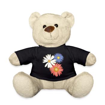 3 flowers - Teddy - Schwarz - Vorne