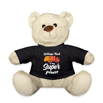 Müllauto Müllwagen Recycling Garbage Müllfahrzeuge - Teddy - Schwarz - Vorne