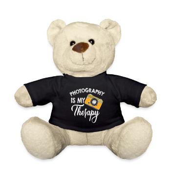 Fotografen Spruch Hobby Fotograf - Teddy - Schwarz - Vorne