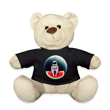 Astronaute sur pastèque - Nounours - noir - Devant