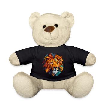 Tête de lion - Nounours - noir - Devant