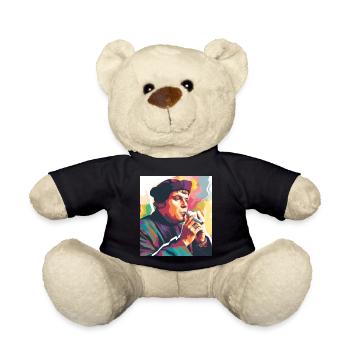 Martin Luther en fumant - Nounours - noir - Devant