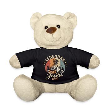Legendär seit Juni 1963 - Geburtstag 1963 - Teddy - Schwarz - Vorne