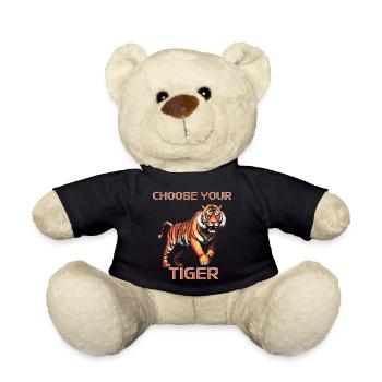 Choisissez votre Tigre | Aventure Tiger 8bit - Nounours - noir - Devant