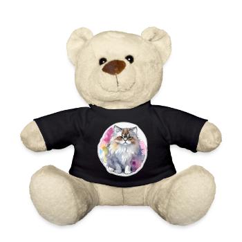 Persian cat - Teddy Bear - black - Front