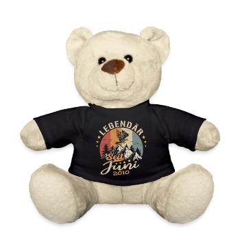 Legendär seit Juni 2010 - Geburtstag 2010 - Teddy - Schwarz - Vorne