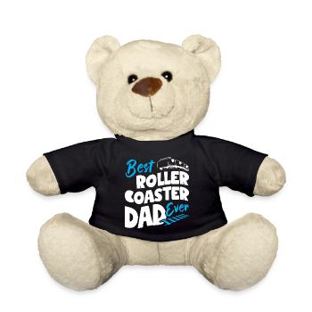 Best Roller Coaster Dad Ever - Teddy - Schwarz - Vorne