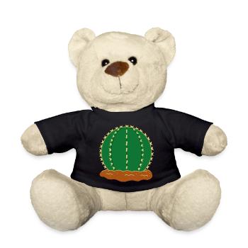 Kaktus Nr. 3 - Teddy - Schwarz - Vorne