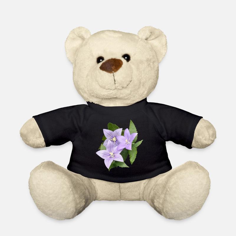 FLEUR DE BALLON VIOLET - Nounours - noir