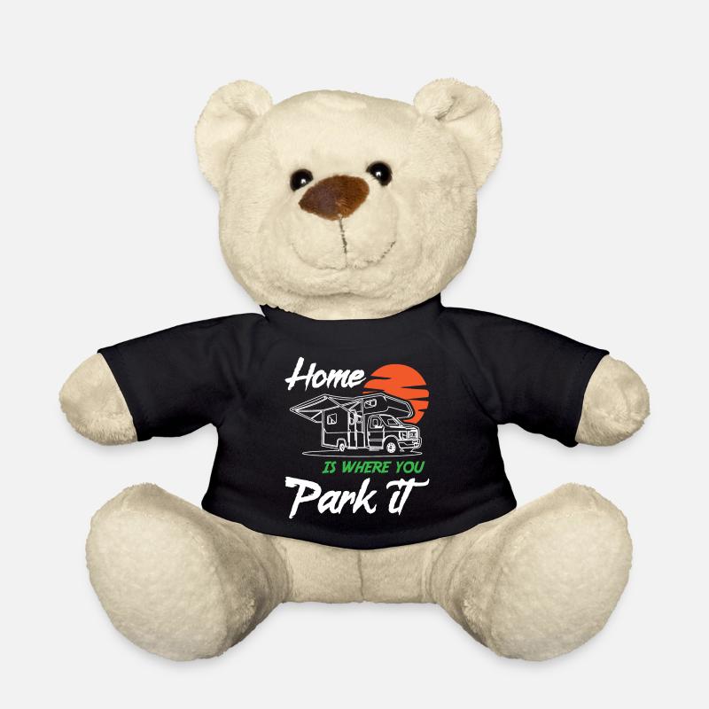 Home is Where you Park It Campervan1 - Teddy - Schwarz