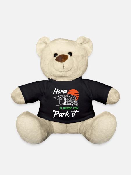 Home is Where you Park It Campervan1 - Teddy - Schwarz