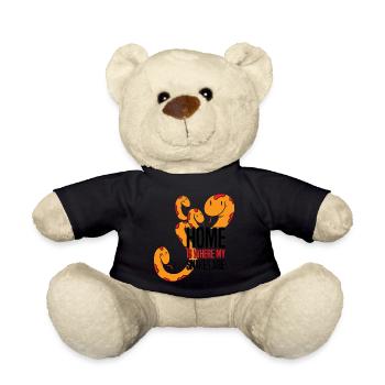 Schlangen Liebhaber | Haustiere Reptil Geschenke - Teddy - Schwarz - Vorne