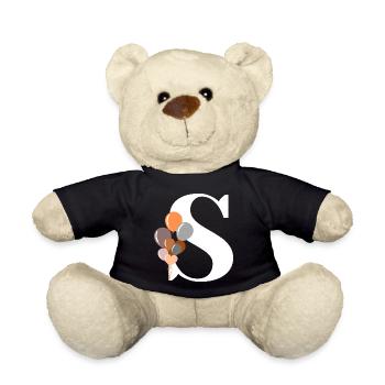 Brief s Geburtstagsballon - Teddy - Schwarz - Vorne