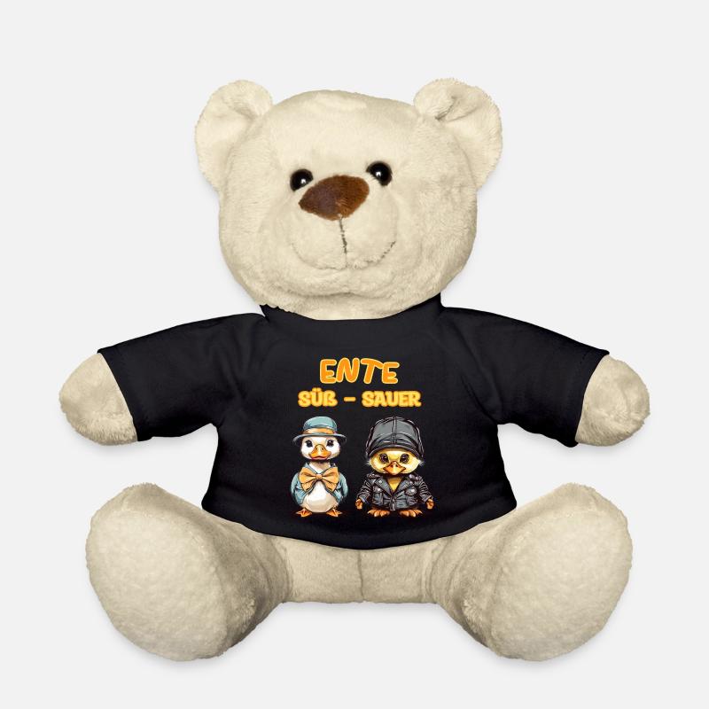Ente Süß - Sauer - Teddy - Schwarz