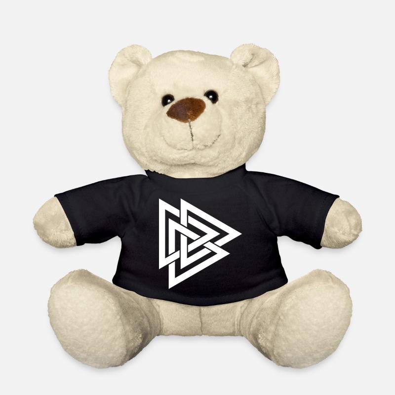 Norwegisches Symbol -FRONT - Teddy - Schwarz