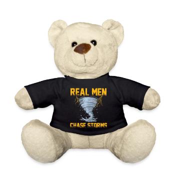 Sturm Spotter | Sturmjäger Sturmwarnungen Geschenk - Teddy - Schwarz - Vorne