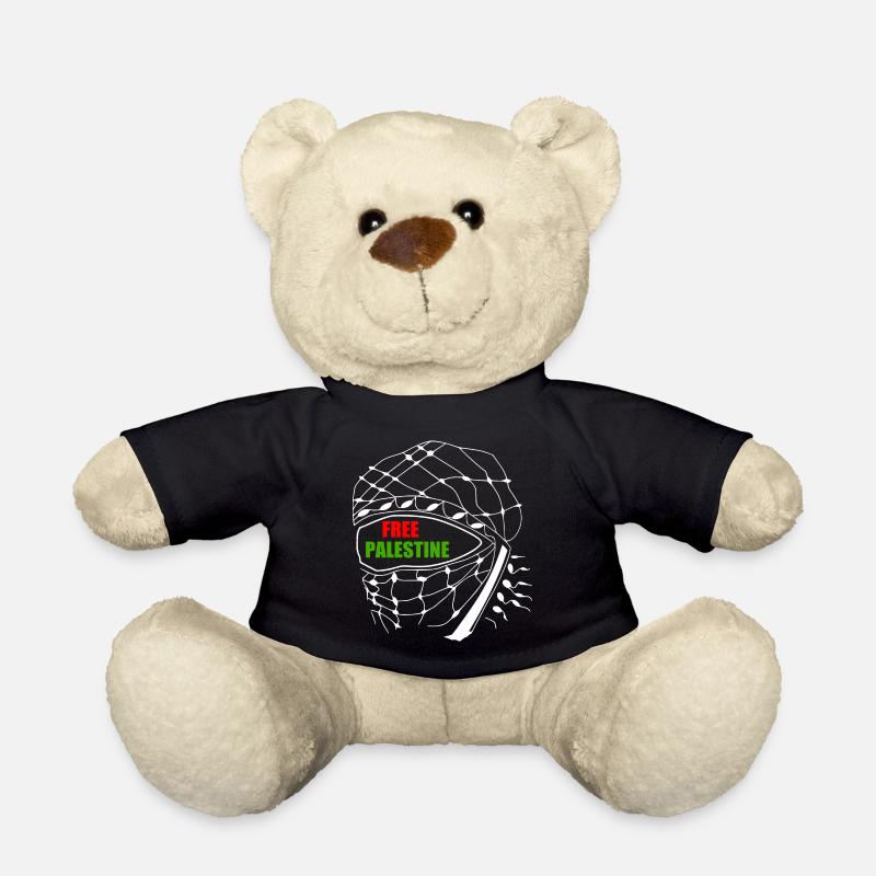 Free palestine - Nounours - noir