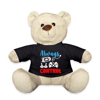 Always in Control Gamer - Teddy - Schwarz - Vorne