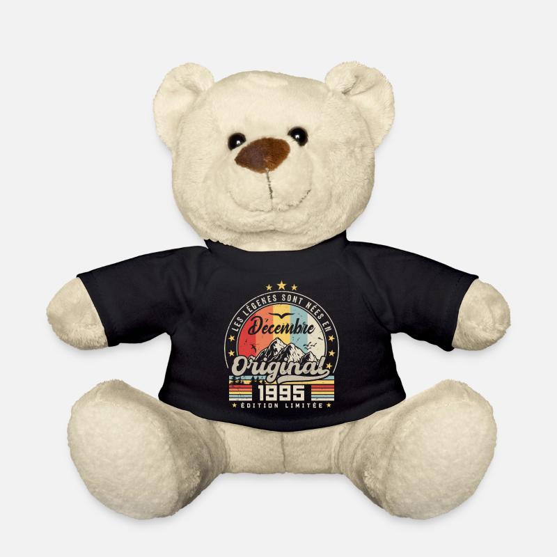 Cadeau D'anniversaire Nées En Décembre 1995 - Nounours - noir