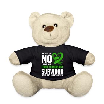 Leber Organspende - Teddy - Schwarz - Vorne