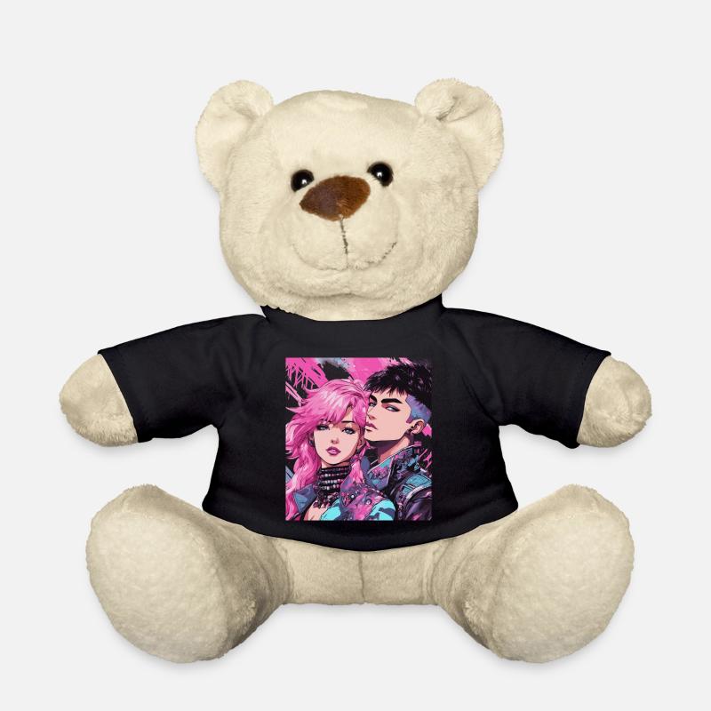 80s Fashion - Teddy Bear - black