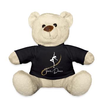 Dance,Team Dance, Tanzen, Geschenk, - Teddy - Schwarz - Vorne
