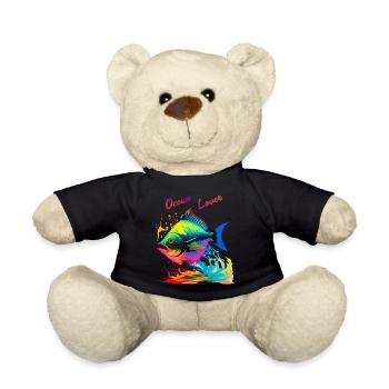 Liebhaber des Ozeans. Bunte Fische - Teddy - Schwarz - Vorne